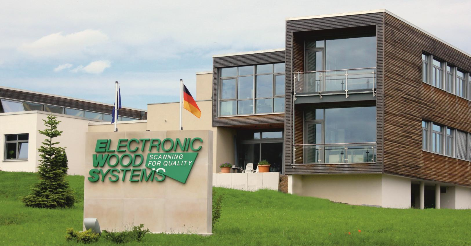 Electronic Wood Systems premises shown in the EWS presentation.